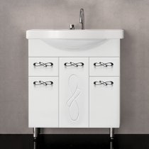 Тумба c раковиной для ванной  Style Line Венеция - 75