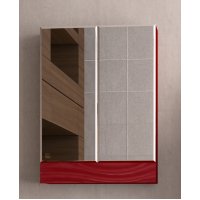 Зеркальный шкаф Style Line Вероника-700 БОРДОВЫЙ