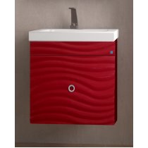 Тумба c раковиной для ванной  Style Line Вероника-80 БОРДОВЫЙ PLUS Тумба c раковиной для ванной  Style Line Вероника-80 БОРДОВЫЙ PLUS