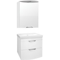 Комплект мебели для ванной  Style Line Жасмин-2 76 ЛЮКС подвесной белый