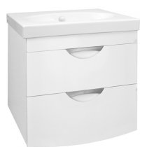 Тумба c раковиной для ванной Style Line Жасмин-2-76 ЛЮКС подвесная белая Тумба c раковиной для ванной Style Line Жасмин-2-76 ЛЮКС подвесная белая