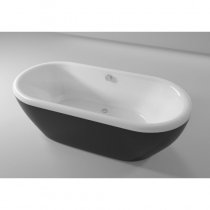 Акриловая ванна Riho Dua 180 черная панель