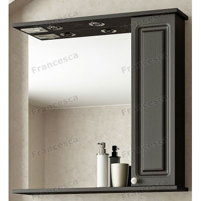 Шкаф-зеркало Francesca Империя 75 венге